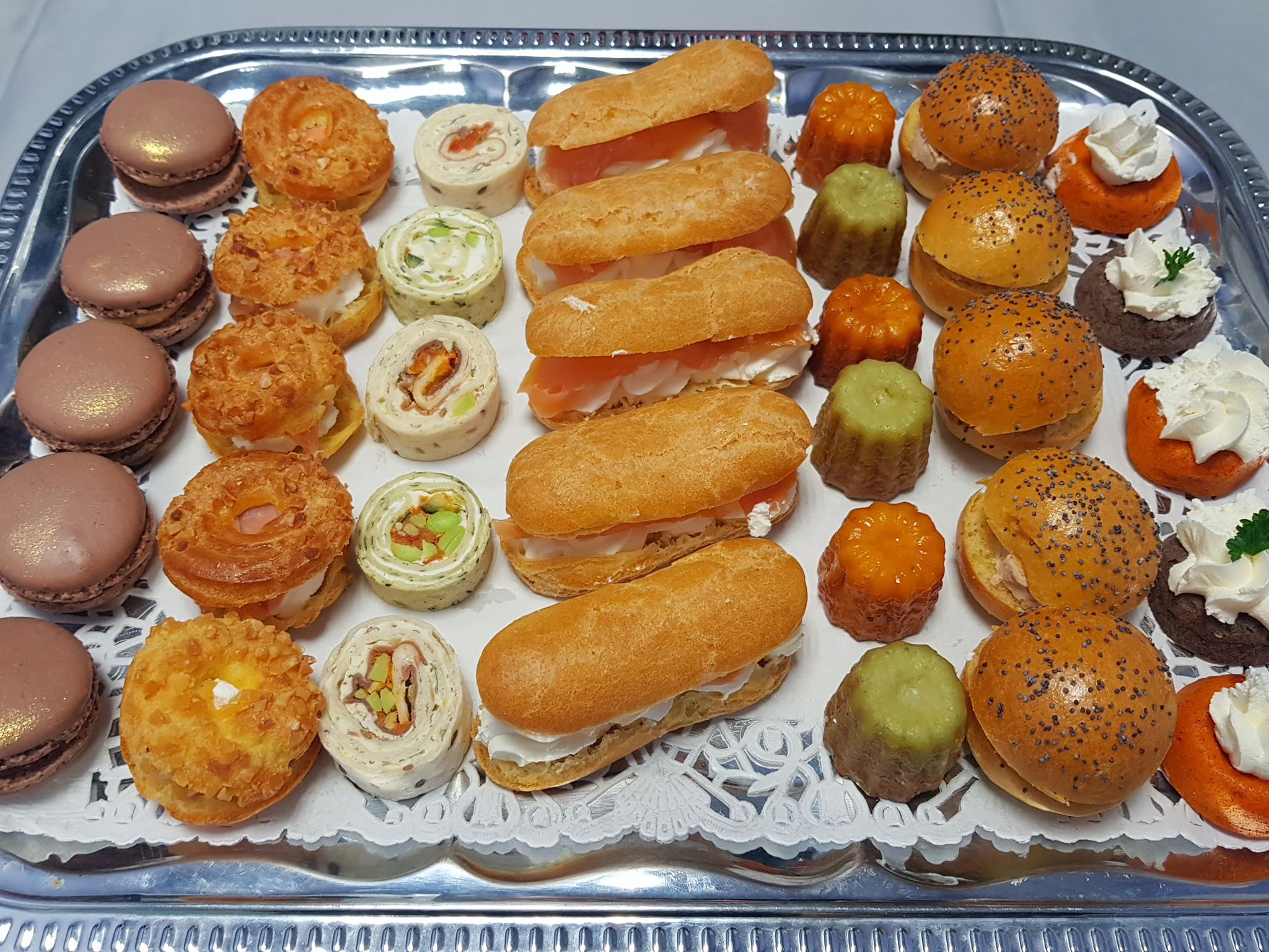 Plateau De 36 Mignardises SalÉes Froides Ô Saveurs De Bercé 